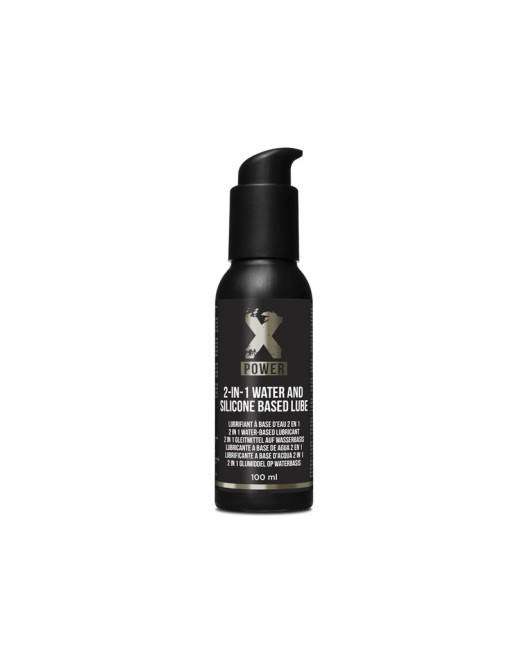 2 en 1 Lubrifiant hybride à base d’eau et silicone 100ml