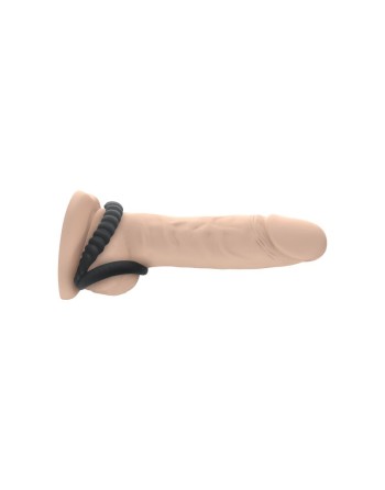 Cockring Dual ring Dorcel - Noir