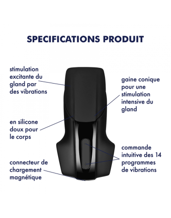 Masturbateur Satisfyer Men Vibration - Noir