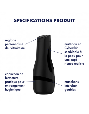 Masturbateur Satisfyer Men Classic - Noir