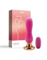 Pink holic - Plug anal vibrant télécommandé incurvé - Rose