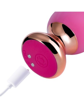 Pink holic - Plug anal vibrant télécommandé incurvé - Rose