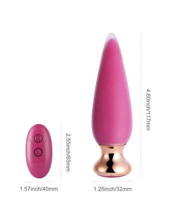 Doro plus - Plug anal vibrant télécommandé - Rose