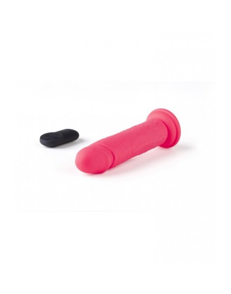 VIBROMASSEUR RÉALISTE R15 FLESH 16.5CM AVEC TÉLÉCOMMANDE rose