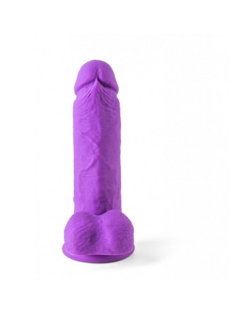 VIBROMASSEUR RÉALISTE R12 14.4CM AVEC TÉLÉCOMMANDE VIOLET