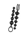 Chaînes Anales Satisfyer Love Beads 2 pcs - Noir