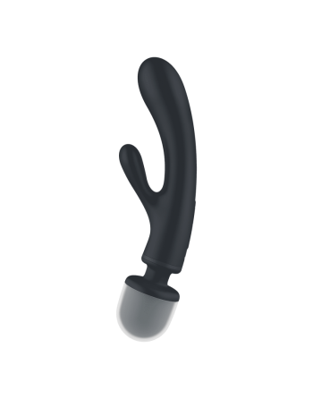 Triple lover Rabbit et Wand Satisfyer - Noir