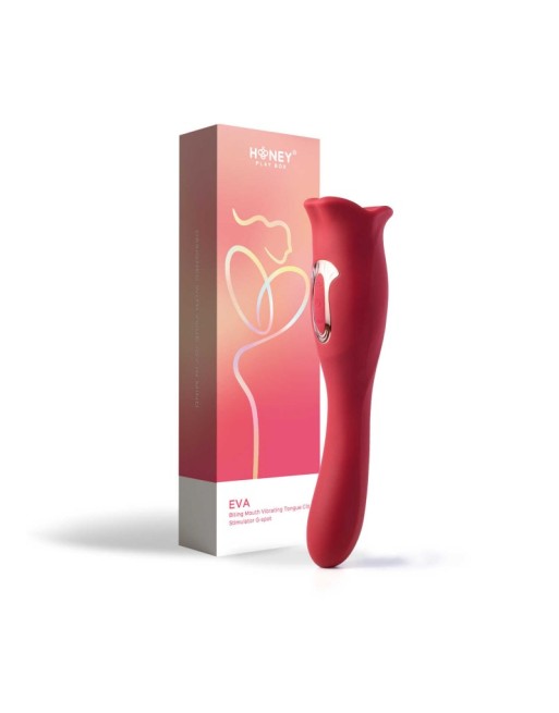 Eva vibromasseur pour le clito et le point G - Rose