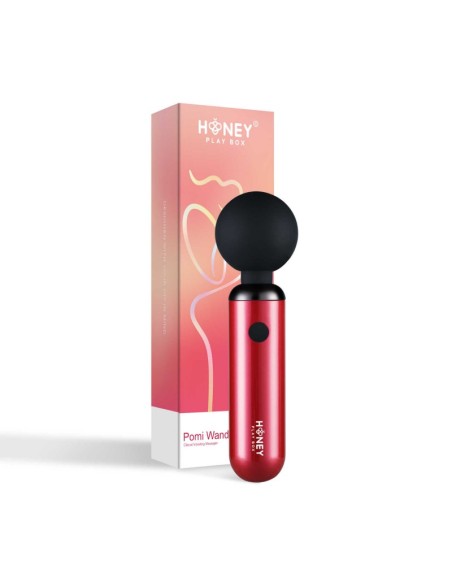 Pomi wand - Puissant mini vibromasseur - Rose et noir