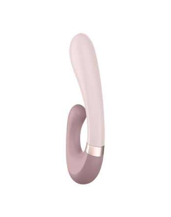 Stimulateur clitoridien et Vibromasseur point G Satisfyer Heat Wave Connect App - Mauve