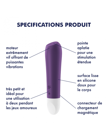 Vibromasseur  Satisfyer Ultra Power Bullet 2 - Violet