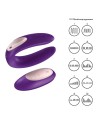 Stimulateur pour couple Satisfyer Double Plus Remote - Violet