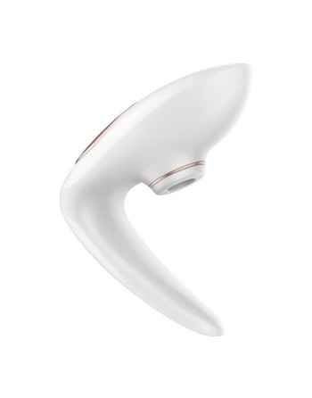 Stimulateur vibromasseur Satisfyer Pro 4 Couples - Blanc et Or rose