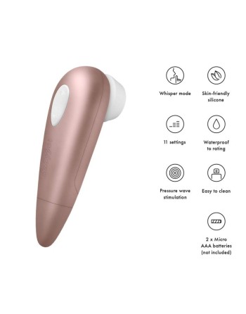 Stimulateur Satisfyer Number One - Or rose