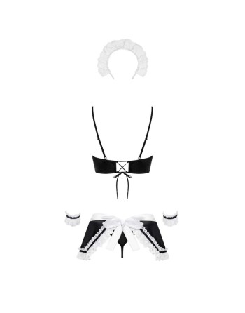 Maid set Costume de soubrette - Noir