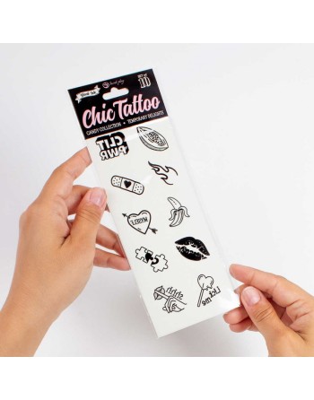 Candy collection - Tatouages temporaires pack de 10