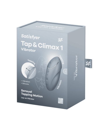 Tap and climax Satisfyer - Bleu/gris