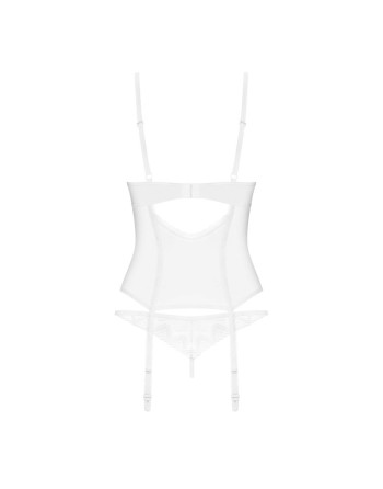 Alissium corset et string - Blancs