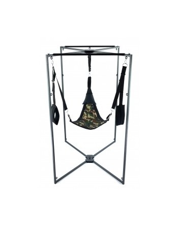 Kit Sling Tissu Triangle Camouflage Armature Noire