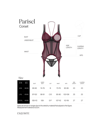 Parisel corset et string