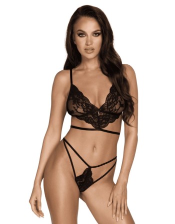 French Kiss 240 ensemble lingerie - noir