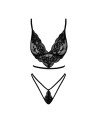 French Kiss 240 ensemble lingerie - noir