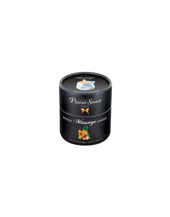 Bougie de massage Fruits exotiques Plaisir secret - 80 ml