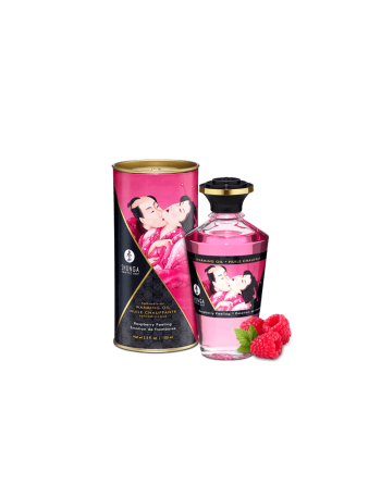 Huile chauffante aphrodisiaque - Framboise 100ml