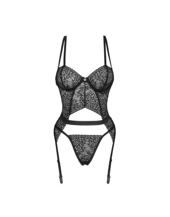 Yaskana Corset et string noir