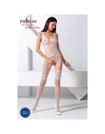 BS069W Bodystocking - Blanc