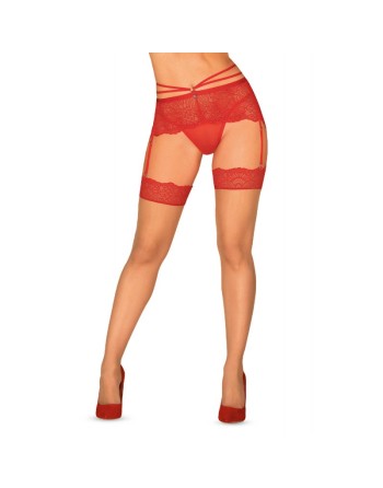 Loventy stockings - Rouge